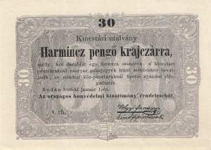 P.S122 30 Pengö Ungarn 1849